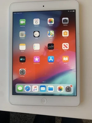 Apple iPad mini 2 32GB, Wi-Fi + Cellular (Unlocked), 7.9in - Silver - Image 1 of 4
