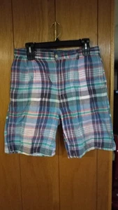 WOODWARD Mens Colorful Lightweight Plaid Shorts!  Size 31 - Bild 1 von 2