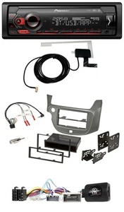 Pioneer DAB USB Lenkrad Bluetooth Autoradio für Honda Jazz ab 2014 silber - Bild 1 von 10