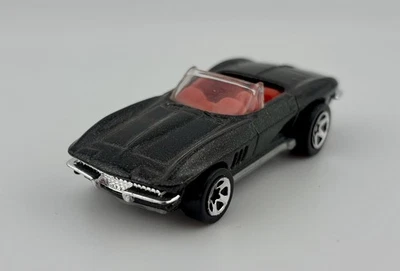 Hot Wheels ~ Primeras Ediciones 2000 ~ Negro ~ Corvette 65 Convertible ~ Suelto Foto 1 de 4