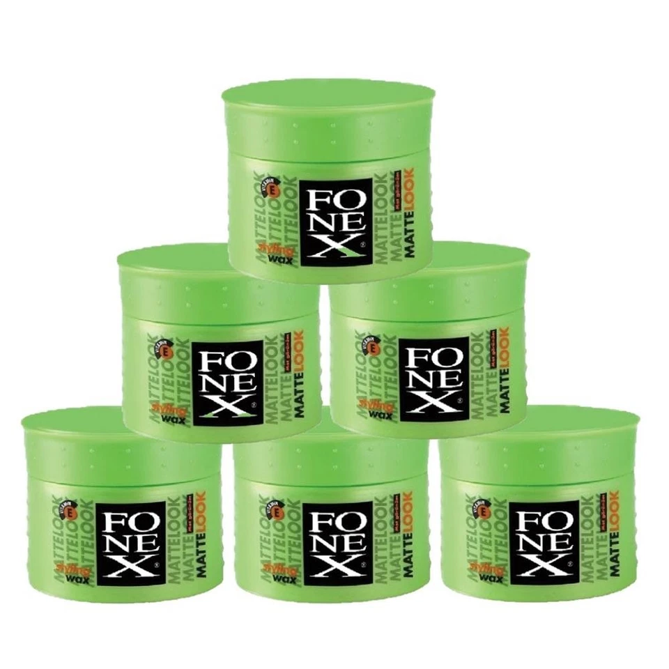 Fonex Styling Wax Matte Look 6er Set je 100ml (600ml) Haarwachs (39,17 EUR/l) - Bild 1 von 1