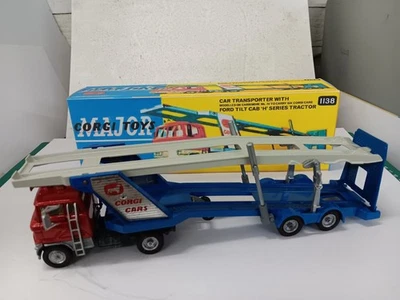 Corgi Major 1138 Ford Carrimore Car Transport Restored in free reproduction box - Image 1 of 4