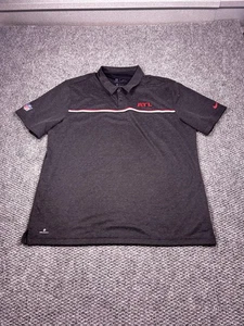 Atlanta Falcons Shirt Mens XL Black NFL Football Nike Dri Fit Polo Golf - Picture 1 of 9