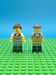 LEGO Fisherman Fisherwoman Minifigures - IDEAS Old Fishing Store - 21310 - RARE - Picture 1 of 9