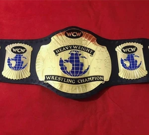 WCW World Heavyweight Championship Replica Belt 2mm Brass Adult Size Quality - Picture 1 of 9
