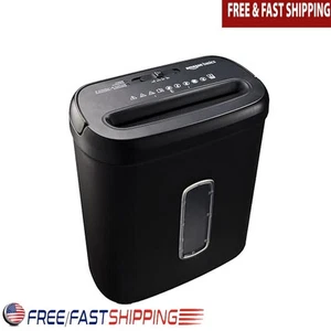 8 Sheet Cross Cut Paper Shredder Credit Cards Overheat Protection Easy Empty Bin - Picture 1 of 7