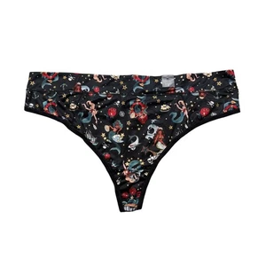 Torrid Damen Übergröße Waschbecken oder Schwimmen Tattoo Atmen Netz Tanga Höschen 4 4X Neu - Bild 1 von 5