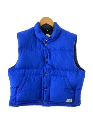 STUSSY Puffer Chaleco M Nylon BLU Liso 115676 - Imagen 1 de 4