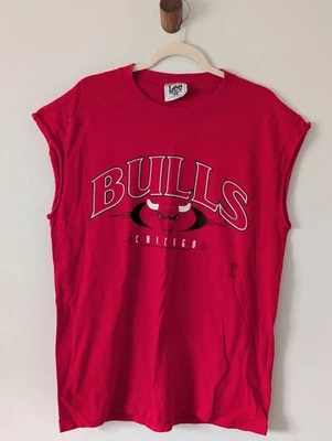 Vintage Lee Sport Chicago Bulls Tank Top Large Tee USA 100% Cott - Image 1 of 4