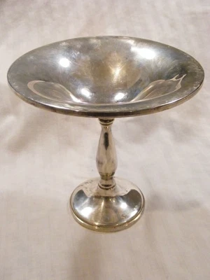 Vintage Fisher Sterling Silver Weighted Compote Footed Bowl #917 210 grams - Image 1 of 4