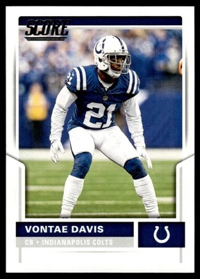 2017 Score Vontae Davis Indianapolis Colts #133 - Image 1 of 2