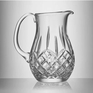 WATERFORD LISMORE PITCHER JUG CRYSTAL 8+" Tall - Large 60oz - Picture 1 of 2