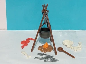 PLAYMOBIL LOTE PEROLA COLGANDO COCINA BELEN NACIMIENTO PESEBRE MINERO MINA INDIO - Imagen 1 de 3