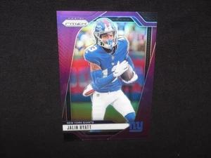 2024 PRIZM NFL - Jalin Hyatt - PURPLE #'d /125 - New York Giants - Bild 1 von 3