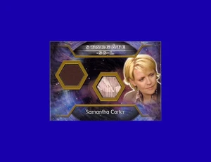 Samantha Carter (Amanda Tapping) 2009 Stargate Heroes SG-1 DUAL RELIC Costume - Picture 1 of 1