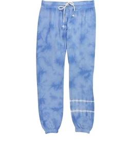 P.J. Salvage Womens Tie Dye Pajama Jogger Pants, Blue, Small - Picture 1 of 2