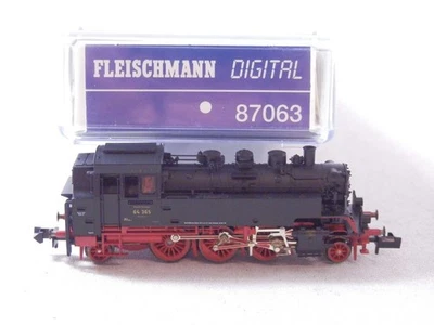 »FLEISCHMANN 87063 N DCC DIGITAL · DAMPFLOKOMOTIVE BR 64 DRG · OVP«  - Bild 1 von 4