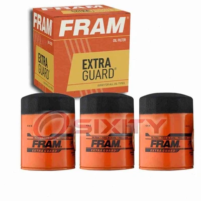 3 pc FRAM Extra Guard PH8A Engine Oil Filters for TP1049 TL30001BP TL30001 zp - Image 1 of 4