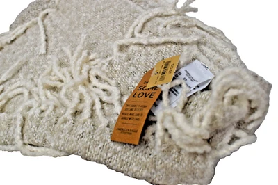 Manta tejida American Eagle bufanda envoltura jaspeada avena ¡Nueva! Nuevo con etiquetas Foto 1 de 4
