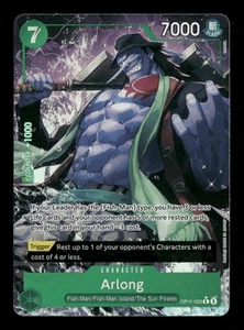 Arte alternativo inglés Arlong OP11-023 One Piece A Fist of Divine Speed R casi nuevo - Imagen 1 de 2