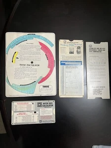 Vintage Engineering Slide Rule Calculator Comparator Trane Ductulator Square D - Picture 1 of 10