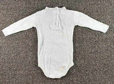 Body Vintage Niños Lugar Manga Larga Bebé Niñas Cuello Lazo Talla 6-9m Foto 1 de 4