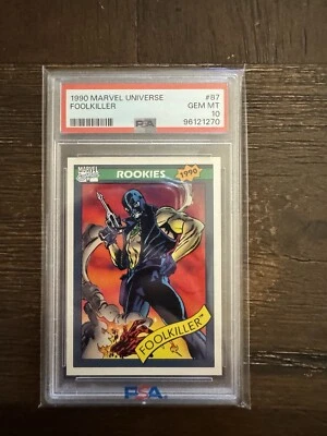 1990 Marvel Universe Foolkiller #87 PSA 10 GEM MINT - Image 1 of 2