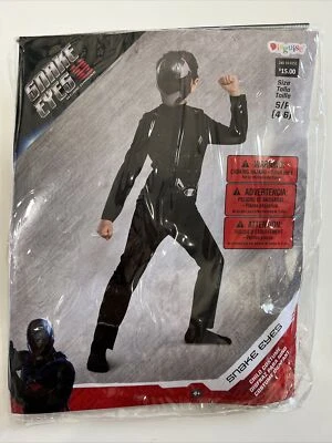 Nuevos ojos de serpiente: G.I. Disfraz de Halloween Joe Origins talla S/P 4-6 mono y máscara Foto 1 de 4