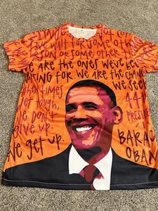 NEU! President Barack Obama Hemd Herren 2XL "We are the Change" Kurzarm - Bild 1 von 5