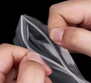 Bolsas de plástico con cremallera transparente de 3" x 14" de 2 mil 1000 un. - Imagen 1 de 5