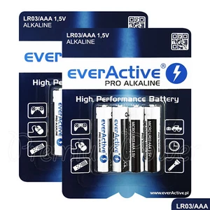 8 pilas alcalinas everActive AAA LR03 MICRO MN2400 1,5 V Pack GRAN VALOR - Imagen 1 de 1