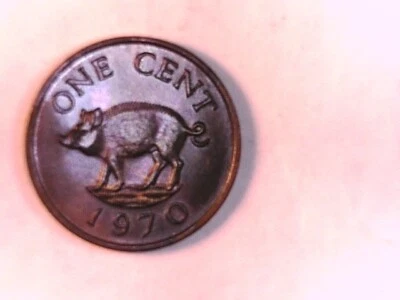 Bermuda 1970 One cent bronze Choice Uncirculated. - Image 1 of 4