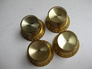 Gibson SG Les Paul Guitar Gold Knobs Set for Project Upgrade - Picture 1 of 3