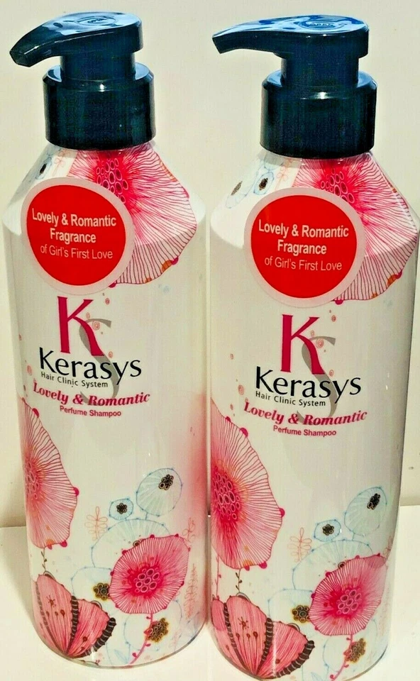 KERASYS HAIR CLINIC SYSTEM LOVELY & ROMANTIC PERFUME  2X SHAMPOO  - Image 1 of 1