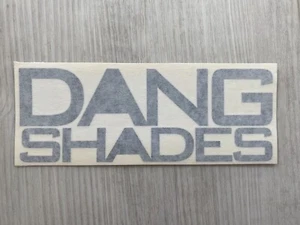 DANG Shades Die Cut Logo Skateboard Sticker, Black, 15 x 5.5 cm - Picture 1 of 2