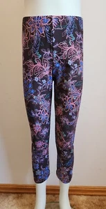 Running Bare Girls Bare Fit 3/4 Length Yarra Printed Leggings Size 12 New - Picture 1 of 6