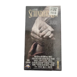 Schindlers List VHS 1994 2 Tape Set Steven Spielberg NEW SEALED - Imagen 1 de 6