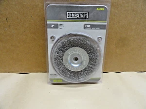 MASTER MECHANIC 842812 4" FINE CRIMPED WIRE WHEEL BRUSH NEW $1 ship - Picture 1 of 3