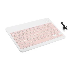 Wireless bluetooth keyboard mouse combo Backlit pink - Picture 1 of 12
