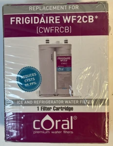 New Coral Ice & Refridgerator Water Filter Frigidaire WF2CB 1 Filter Sealed - Picture 1 of 6