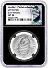 2019 D 50C Apollo 11 50th Anniversary Half Dollar Ngc Ms70 Early Releases