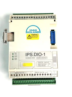 MAN ROLAND IPS.DIO-1 DIGITAL I/O MODULE 16.86926-0008 - Image 1 of 4