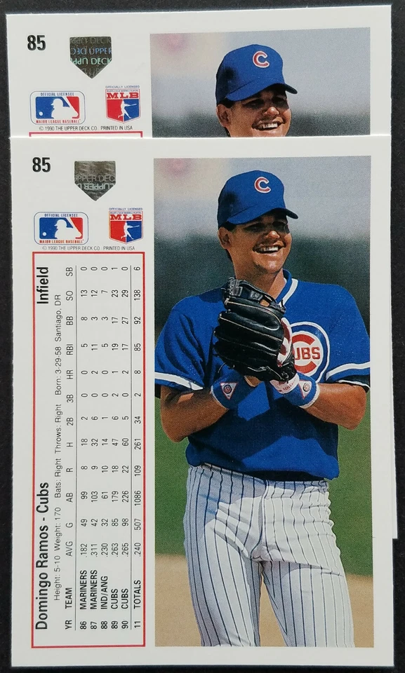 1991 Upper Deck Baseball 1990 Hockey Hologram ERROR VARIATION * You PICK CHOOSE* - Image 1 of 1