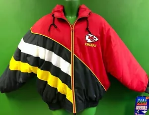 NFL Kansas City Chiefs GameDay Wendejacke Vintage Neu mit Etikett Herren Large - Bild 1 von 12