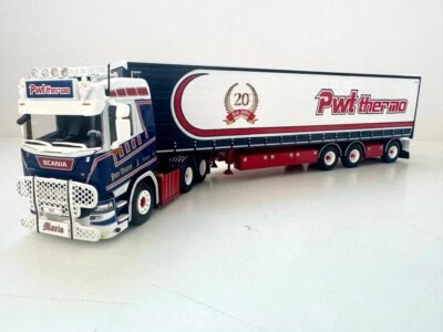 Tekno truck models, Scania NGR 6X2 Curtainside Trailer, PWT THERMO-PETER WOUTERS - Image 1 of 4