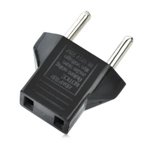 US USA To EU European Travel Plug Adapter Power Converter Charger For Europe - Picture 1 of 5