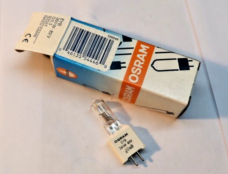 Projector lamp -EYB-360W 82V -OSRAM for Elmo HP-L1102 HP-L3600 HP-L11 L11QLC - Image 1 of 1