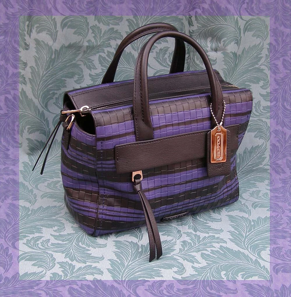 Coach Blue Satchel Bags & Handbags for Women for sale | eBay