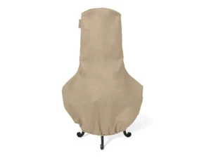 Chiminea Cover - Lightweight Weather Resistant 28" Diameter x 48" H Tan - Picture 1 of 7