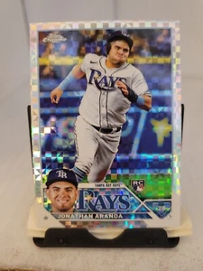 Jonathan Aranda 2023 Topps Chrom XFactor RC Strahlen SP - Bild 1 von 2